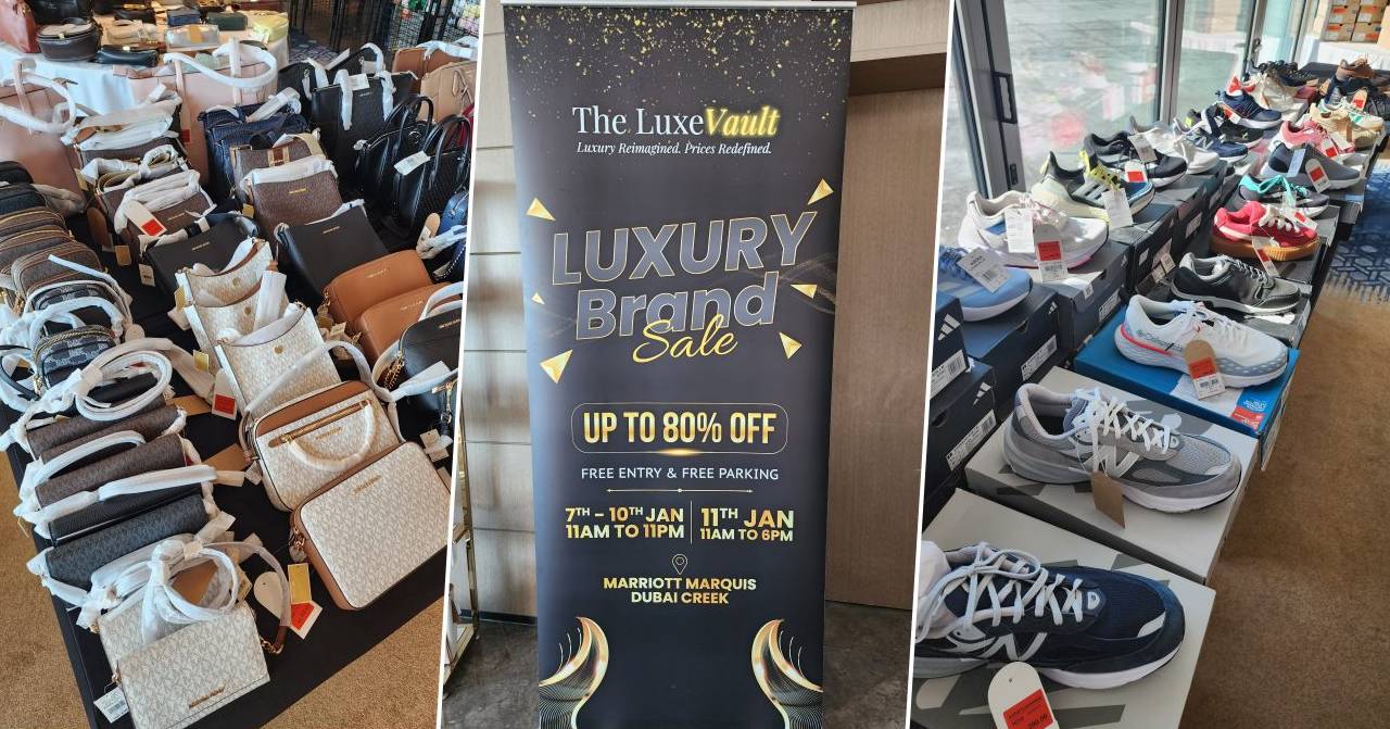 the luxe vault luxury brand sale marriott marquis dubai creek