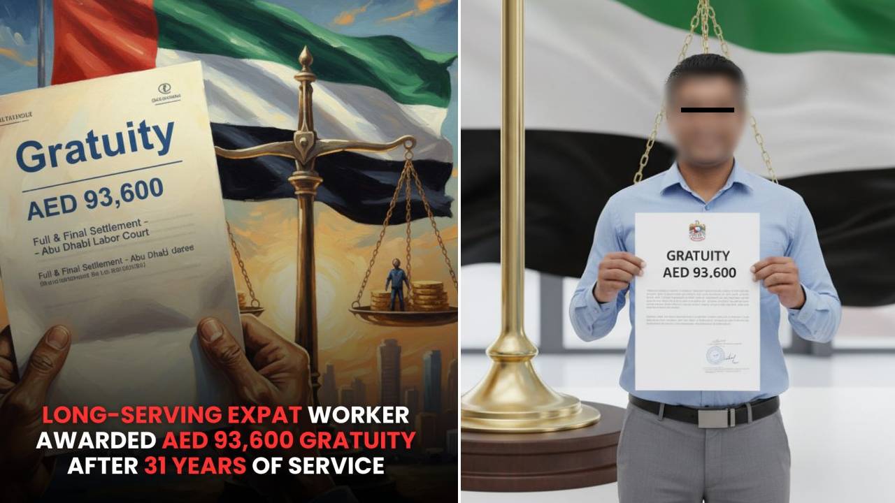 uae worker receives end of service benefits after 31 years of service
