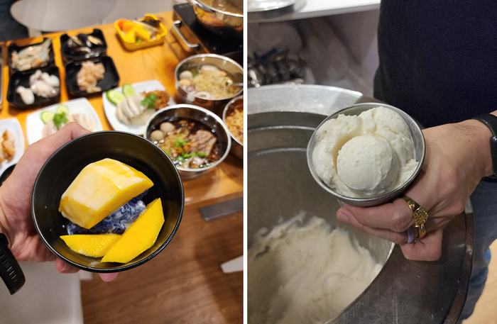 unlimited coconut ice cream jans noodles