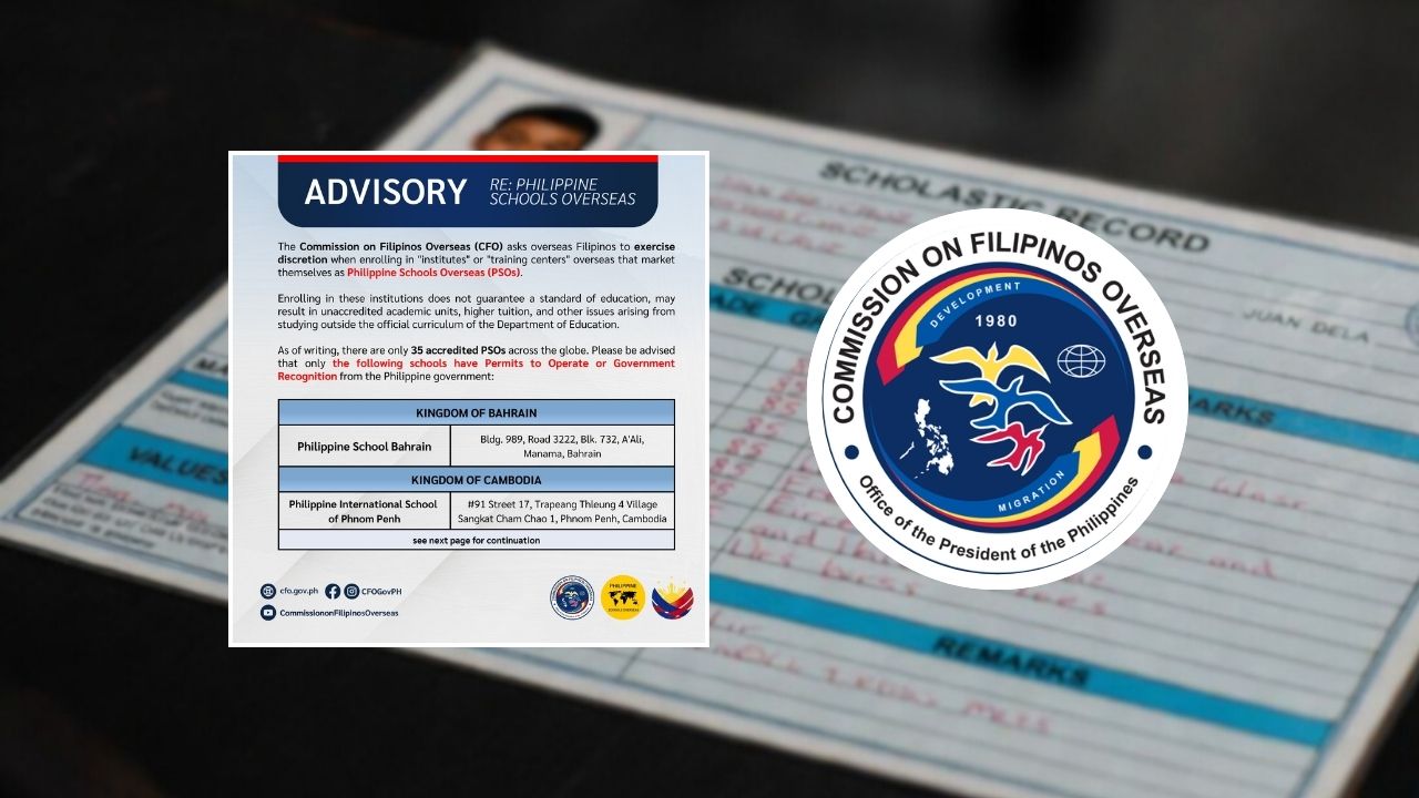 CFO Alerts OFWs on Unaccredited PSOs