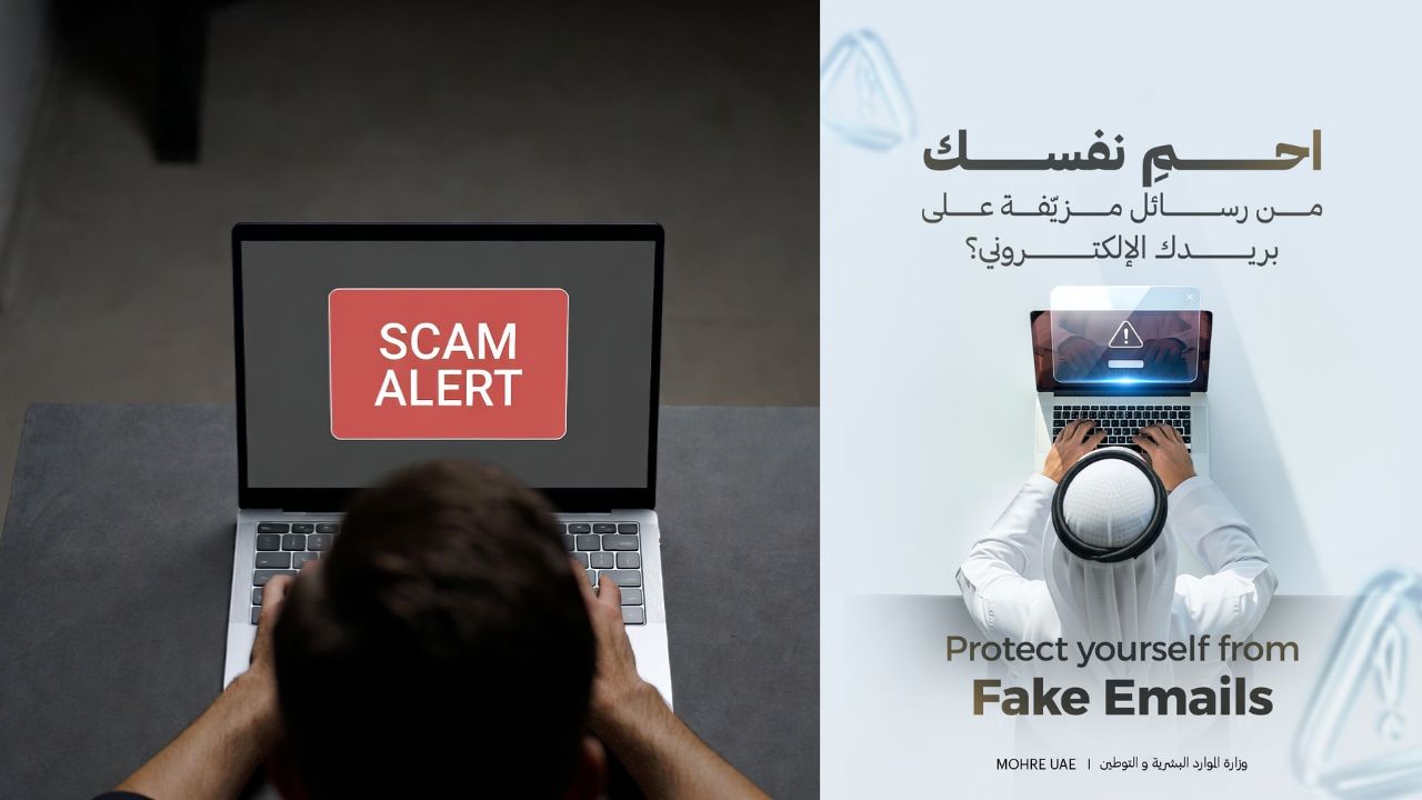 MoHRE Warns Public of Fake Emails Using Ministry Name