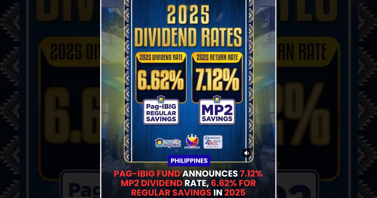 pagibig mp2 and mp1 dividend rates 2025 announced