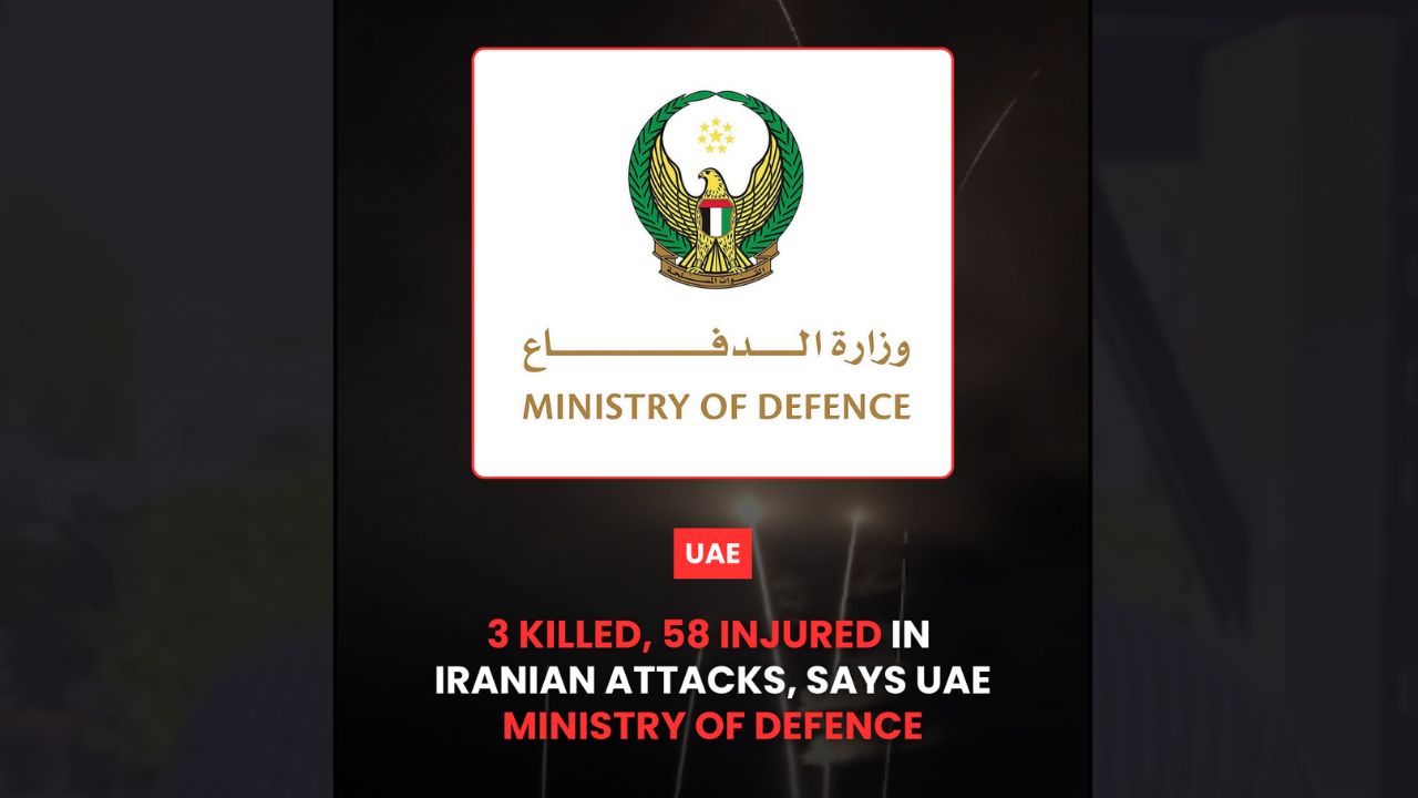 3 killed 58 injured in iranian attacks in uae says ministry of defence