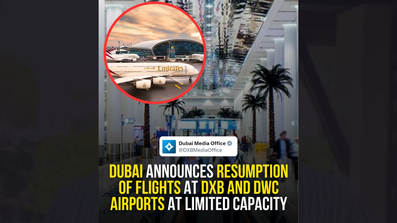 Dubai Airports Announces Limited Resumption of Flights at DXB and DWC