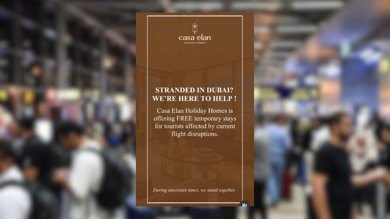 Dubai Company Gives Free Stays to Stranded Visitors