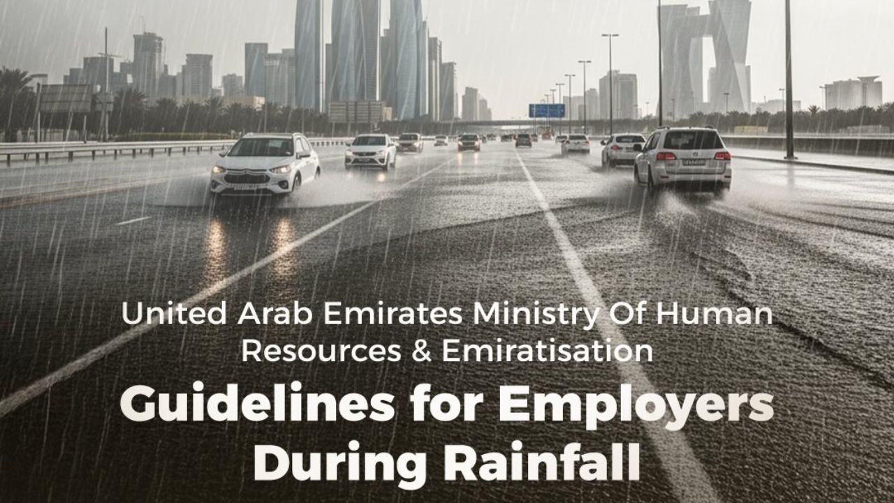 Heavy Rain in UAE What Employers Must Do Now - MOHRE