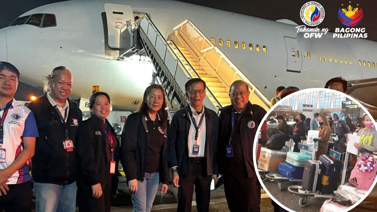 Over 1,700 OFWs Home as ‘Air DMW’ Flights Continue