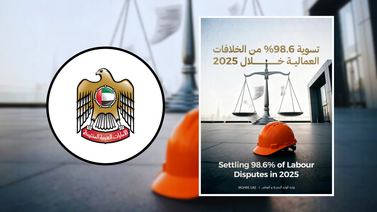 UAE Settled 98.6% of Labor Disputes in 2025, MoHRE Says