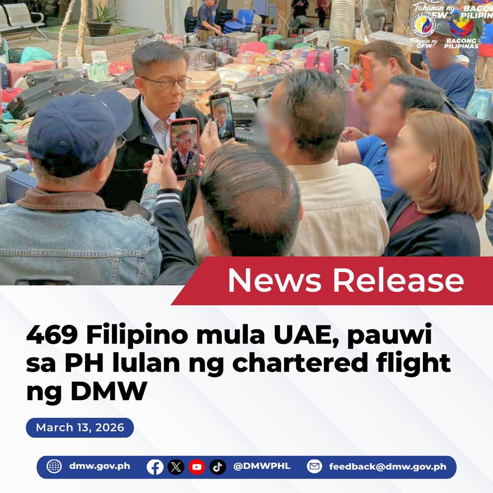 dmw repatriation flight from uae