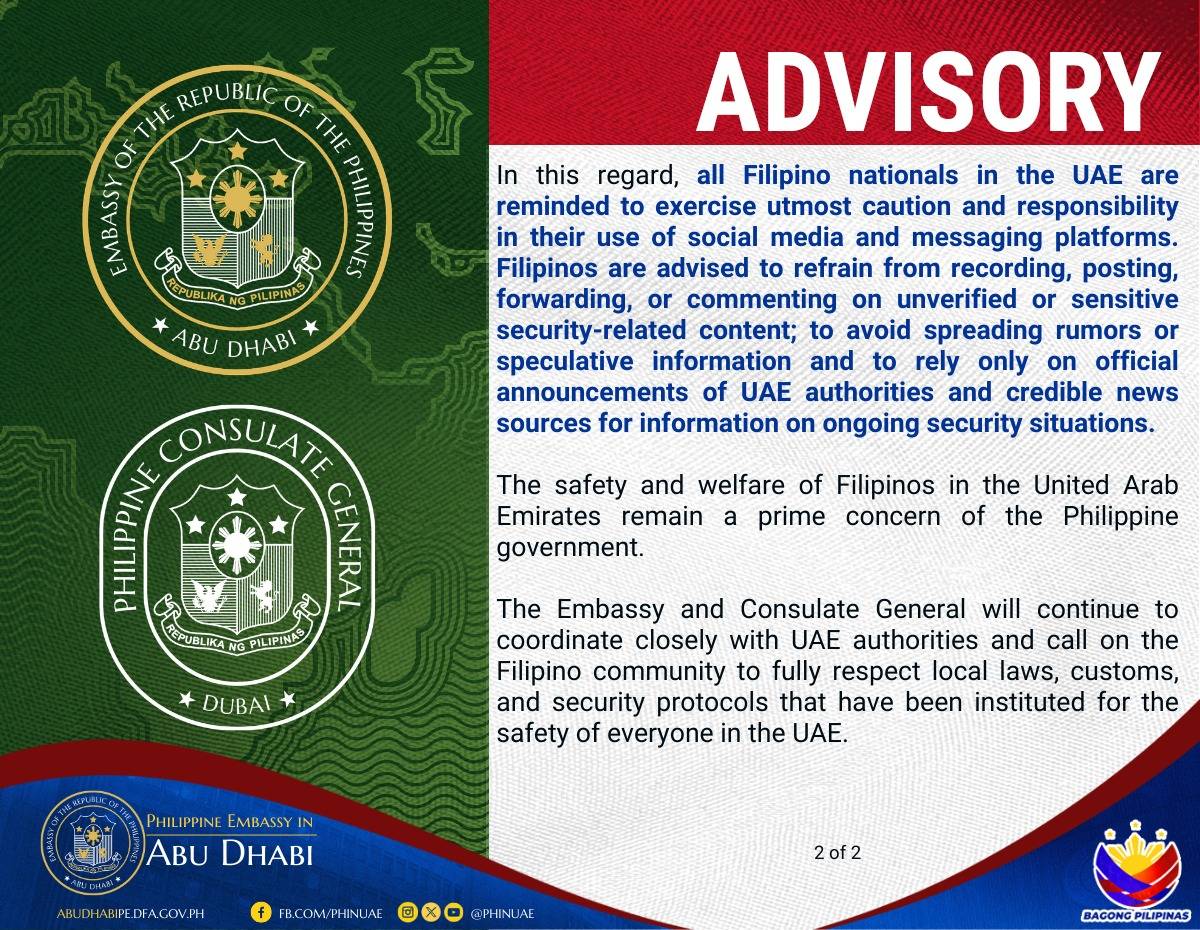uae ph embassy social media rules reminder