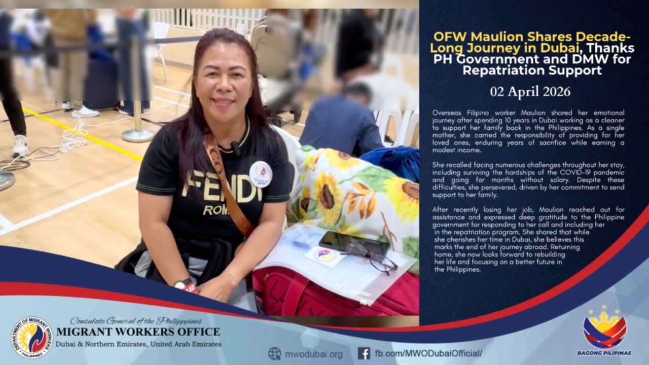 10 Years in Dubai Ends: Grateful OFW Shares Emotional Return Home