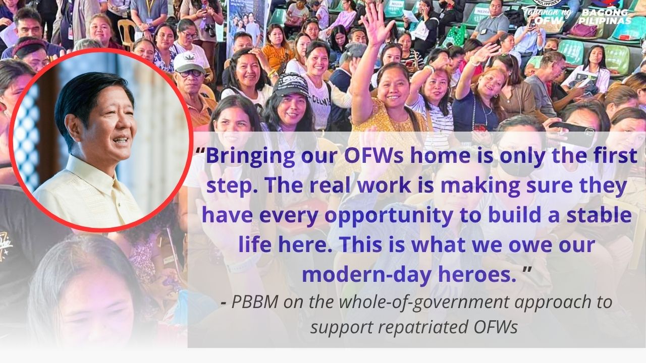 Back Home for Good Govt Expands OFW Support