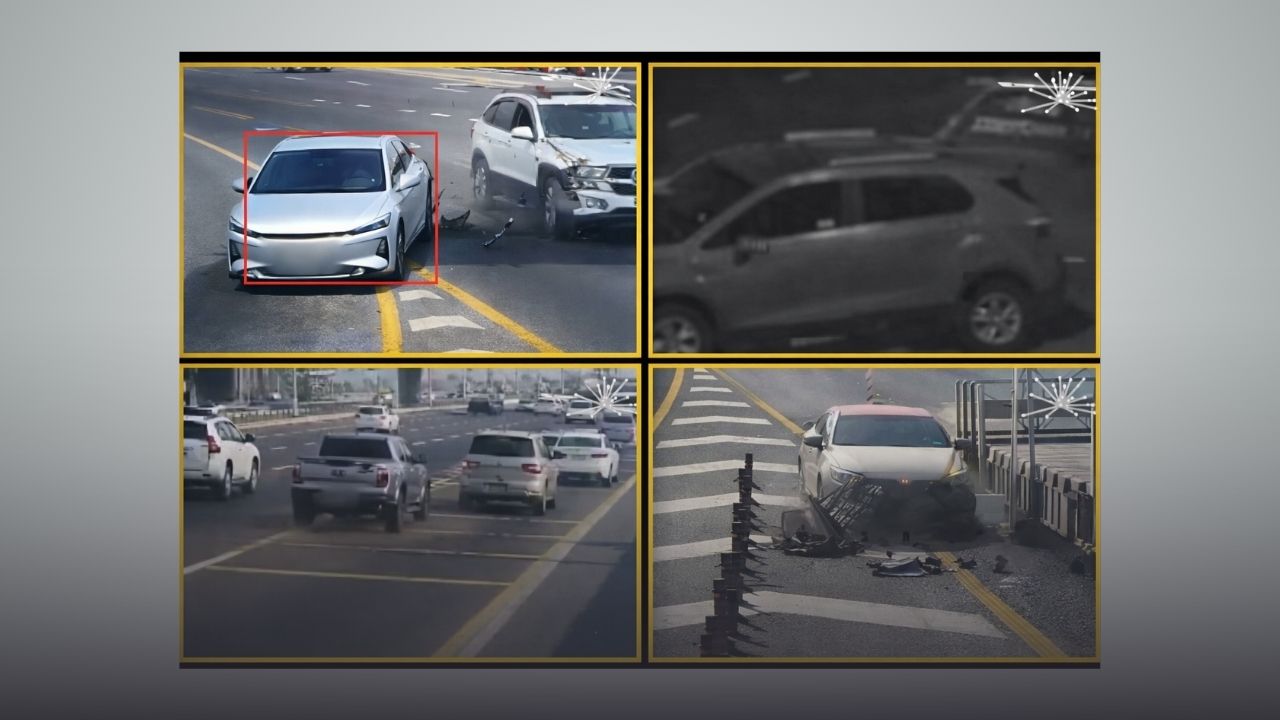 Caught on Camera Dubai Police Show Crash Footage