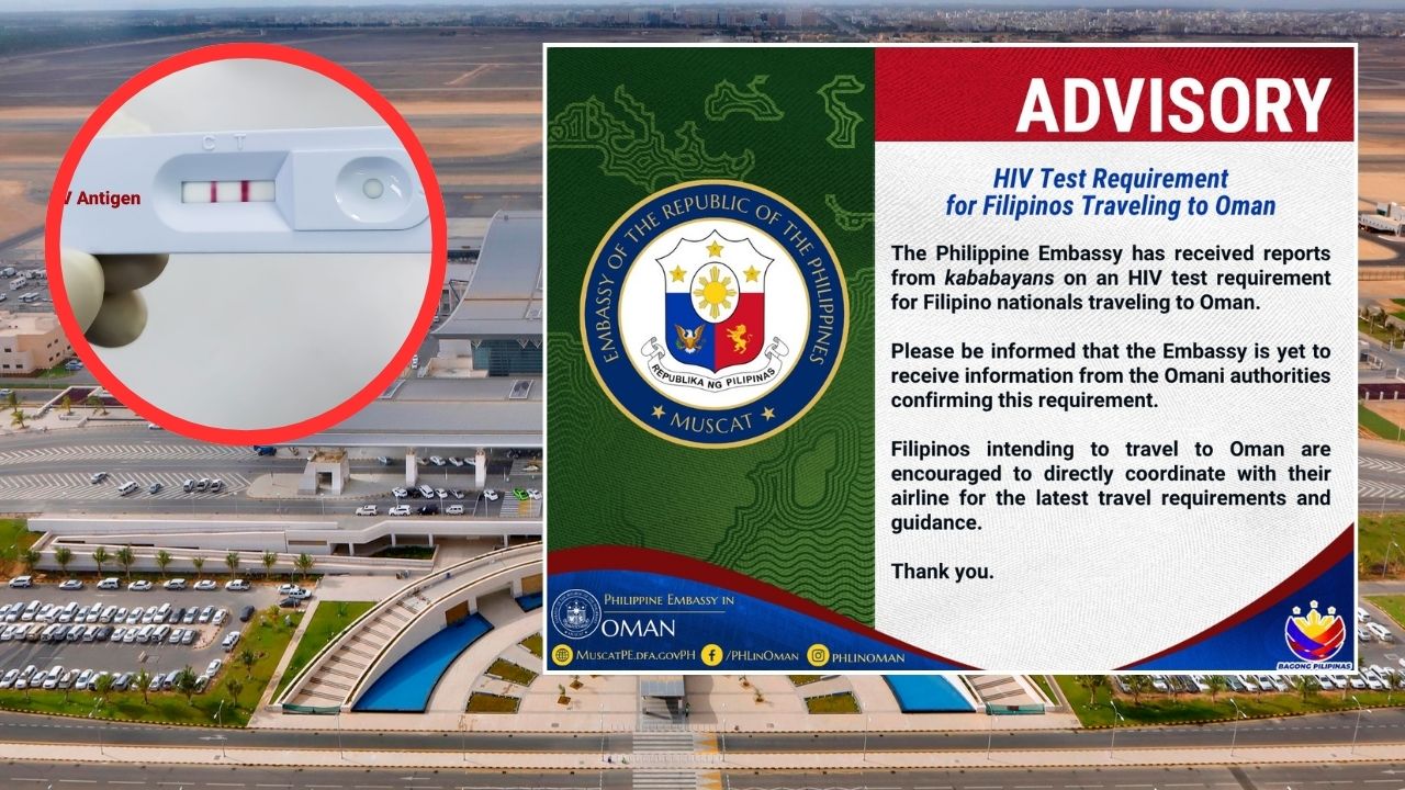 HIV Test Rule for Oman Filipinos Face Boarding Issues