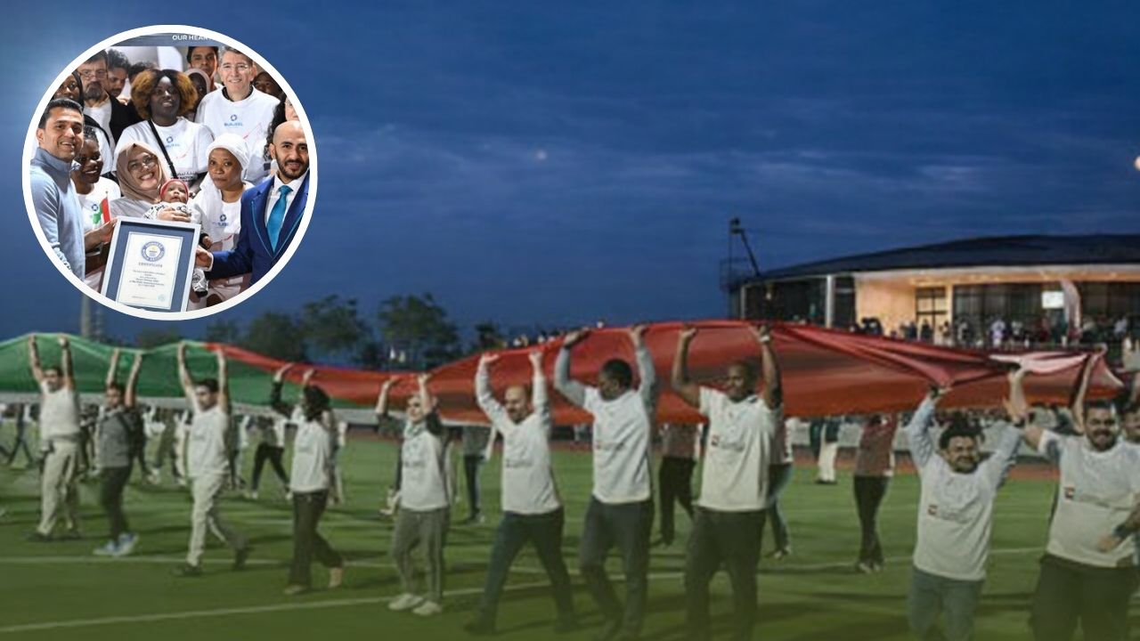 UAE Smashes Record for Most Nationalities in Flag Event