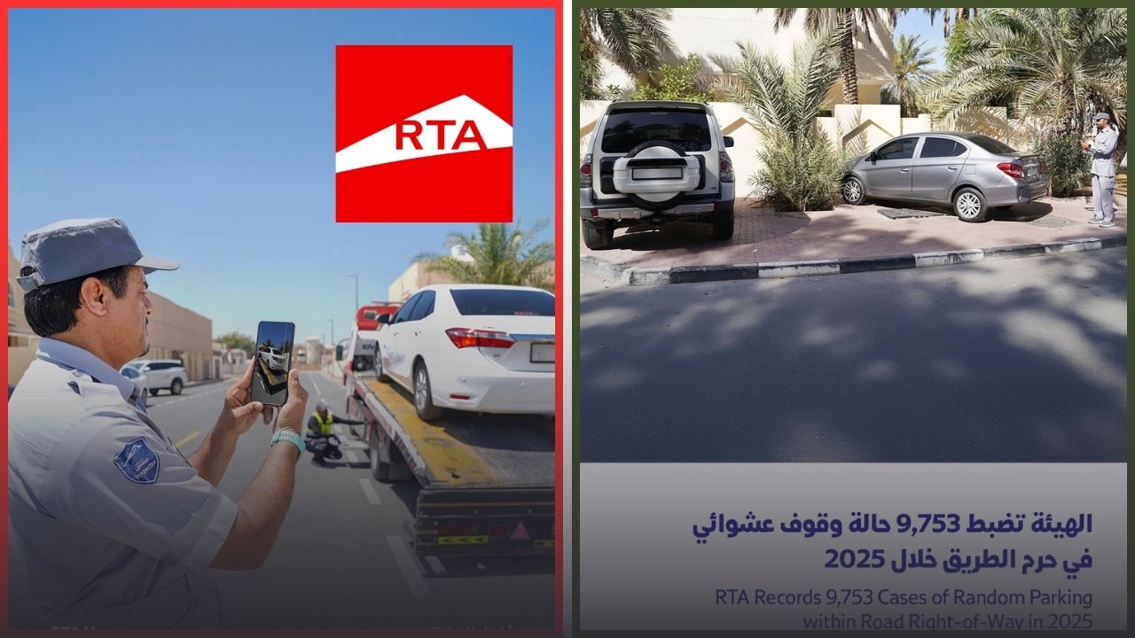 9,753 Vehicles Towed in Dubai Parking Crackdown