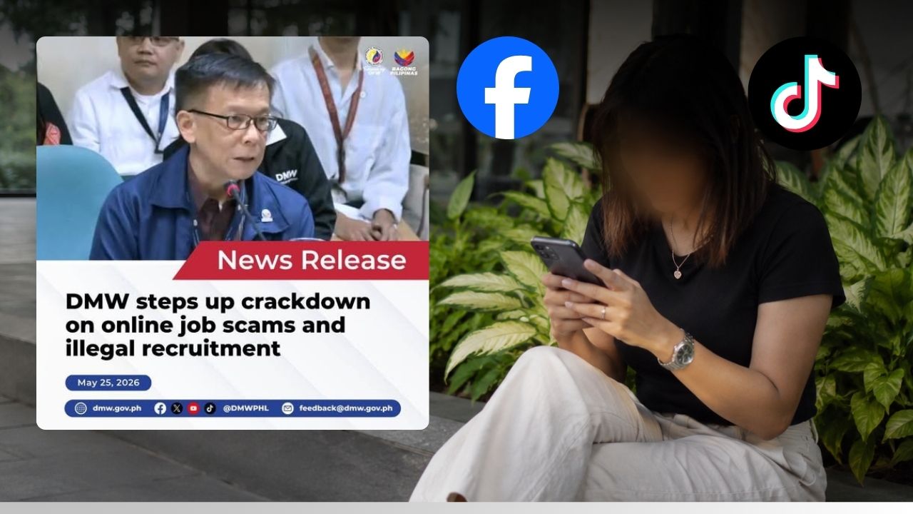 DMW Targets Facebook and TikTok Job Scams