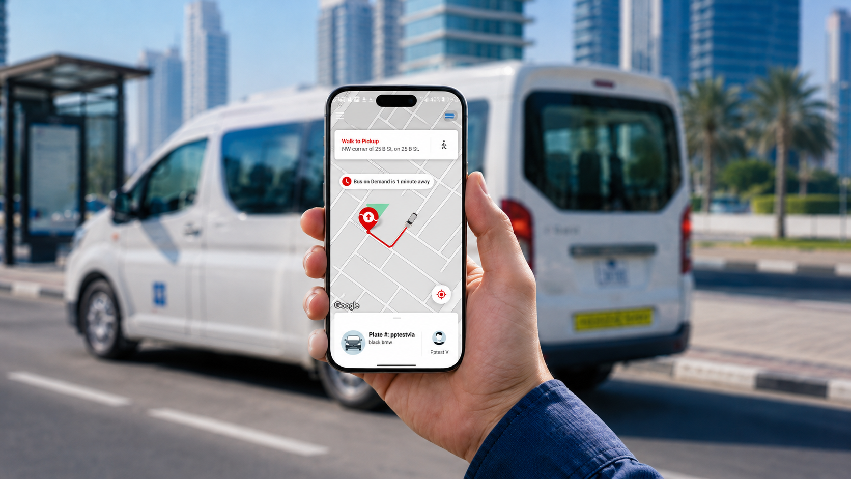 Dubai Bus on Demand Service