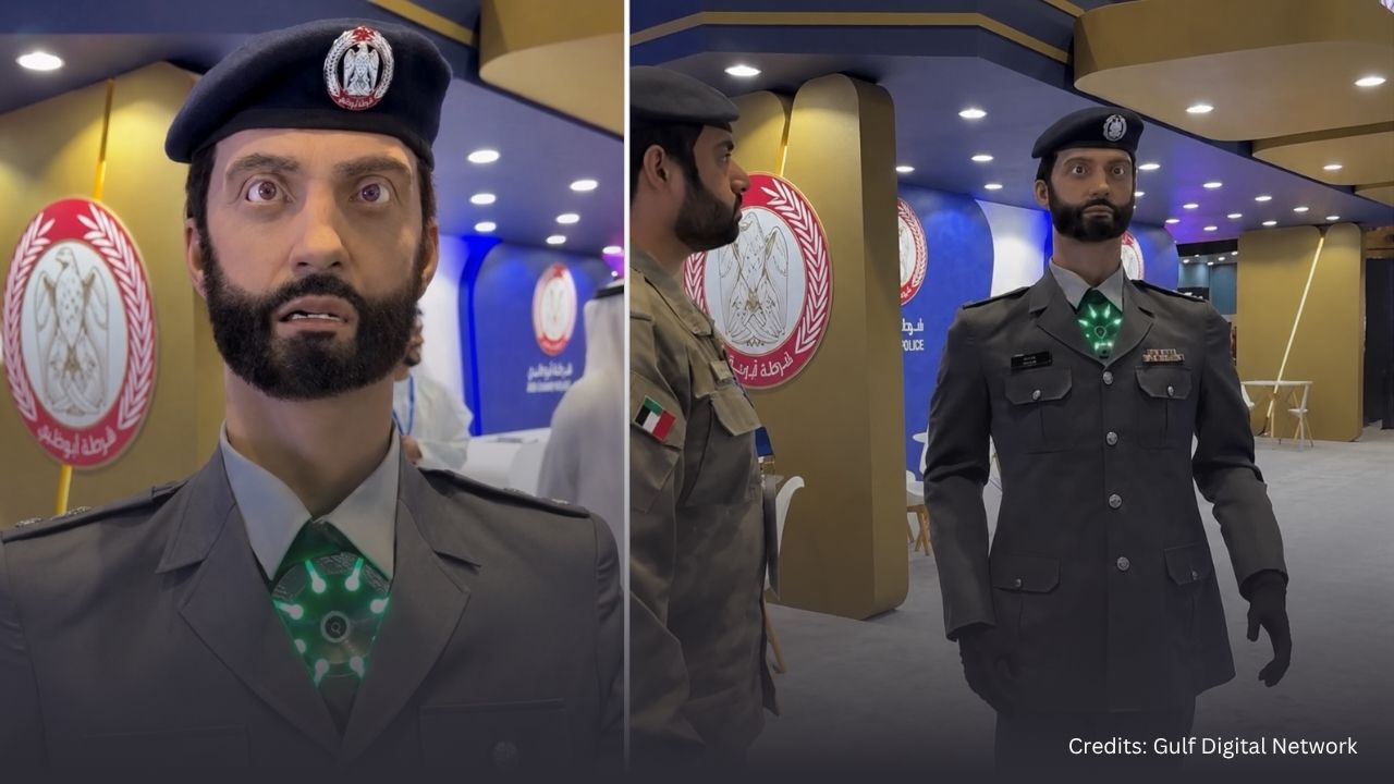 LOOK Abu Dhabi Police Adds AI Robot to Traffic Team