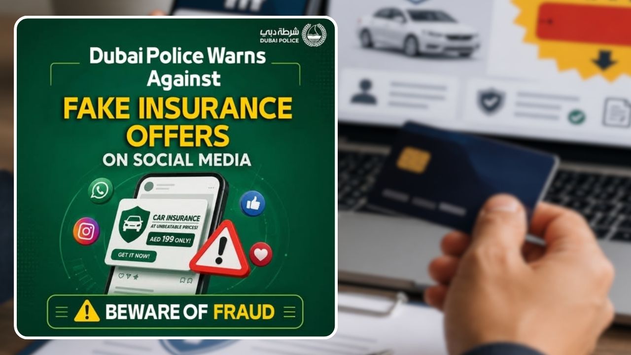 Dubai Police Warn Against Fake Insurance Deals Online