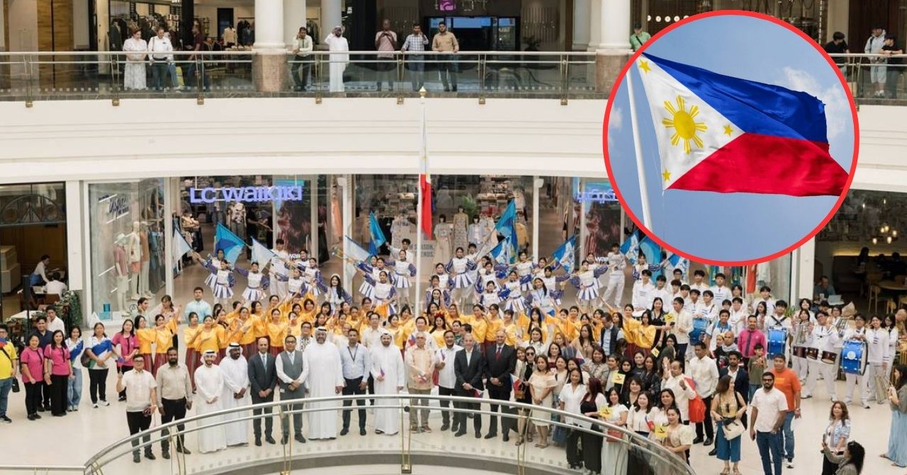 city centre deira celebrates philippine independence day philippine flag raised in mall