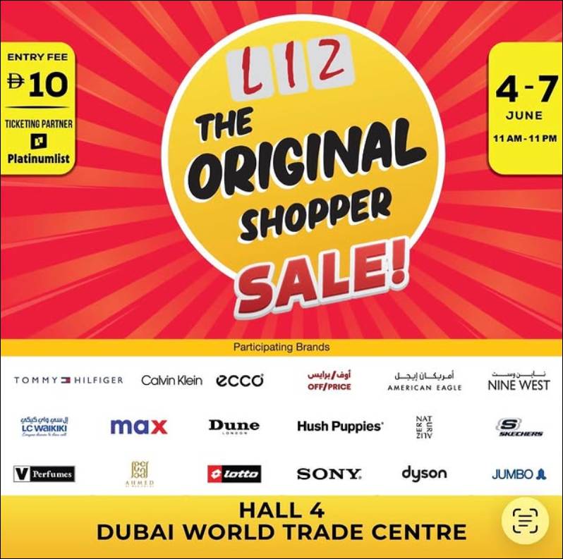liz original shopper sale at dwtc dubai